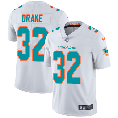 Nike Miami Dolphins 32 Kenyan Drake White Men Stitched NFL Vapor Untouchable Limited Jersey